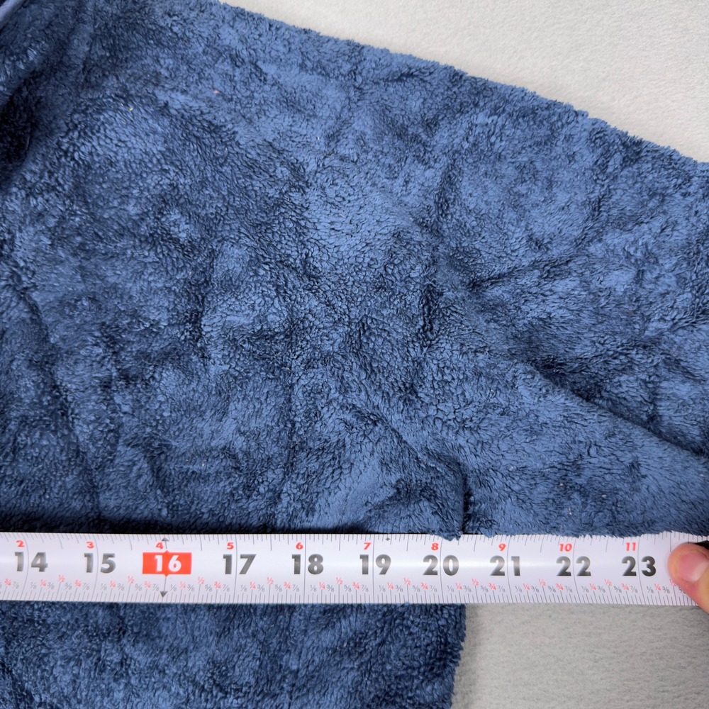 The North Face Osito Quarter Zip‎ Fleece Pullover Womens L Blue High Pile Cozy - Picture 4 of 6